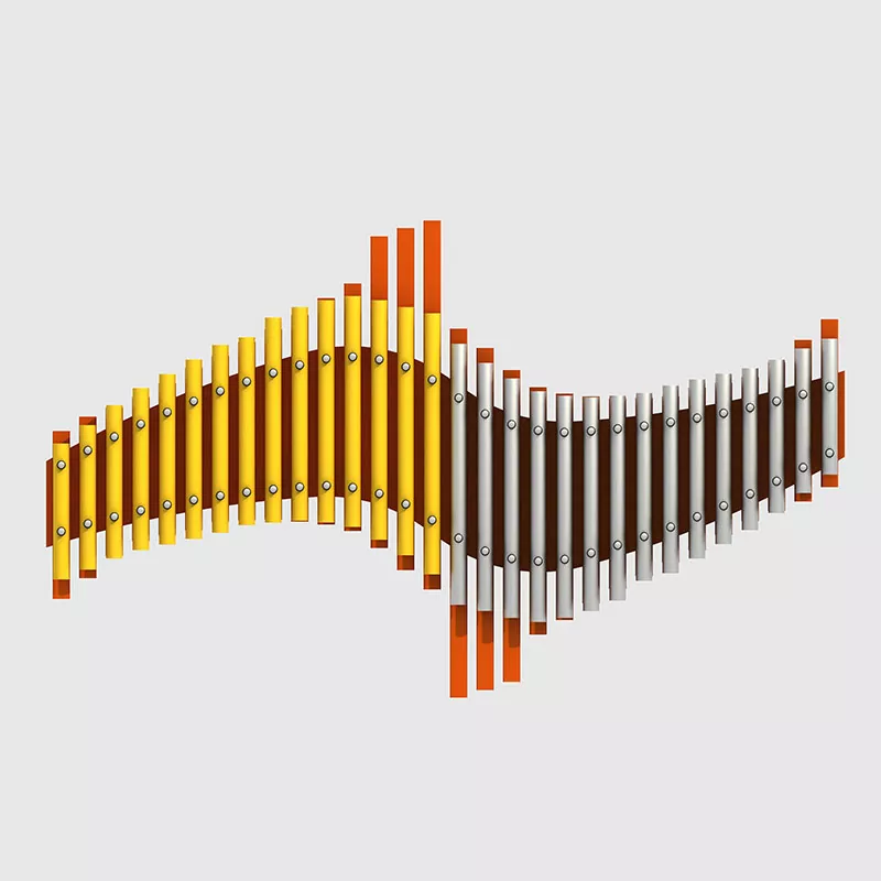 Детские трубки из алюминиевого сплава, уличные музыкальные инструменты