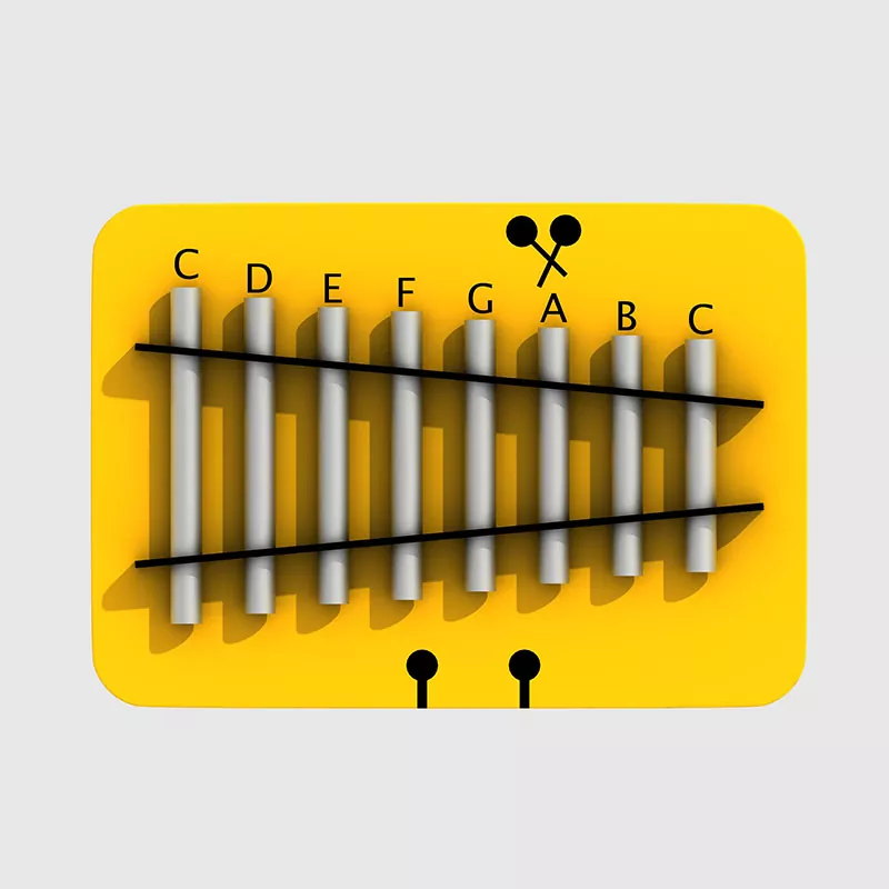 Pagoda Bells детский сад Коммерческая игровая площадка музыкальные инструменты