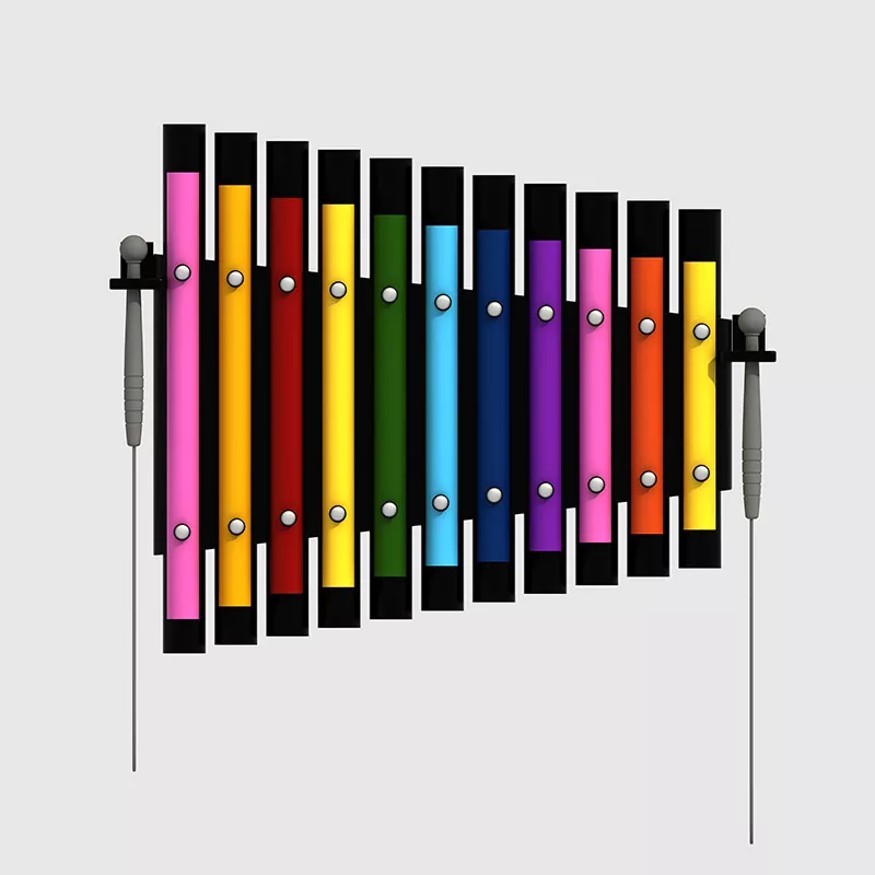 Настенный металлический ударный игрушечный музыкальный инструмент